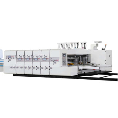 품질  Cardboard Box Printing Box Maker 1200*2400mm Flexo Two Color Printer Case Maker Cartonn Slotter With Folder Gluer 공장